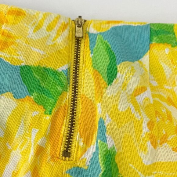 Lilly Pulitzer Deenie Shorts Sunglow Yellow Size 0 Floral - Picture 6 of 8